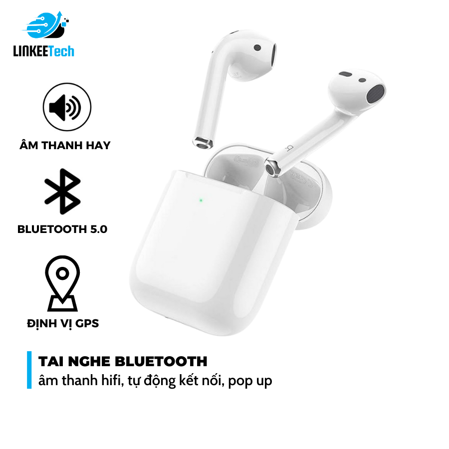 Tai Nghe Bluetooth Không Dây AP2 Cao Cấp Định Vị Đổi Tên Tự Động Kết Nối Cảm Ứng SP86  Linkeetech