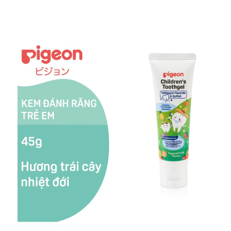 Kem đánh răng trẻ em pigeon  nuốt được