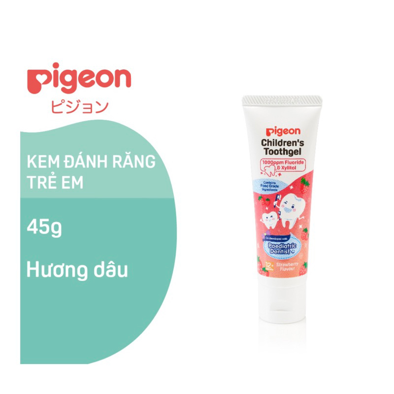 Kem đánh răng trẻ em pigeon  nuốt được