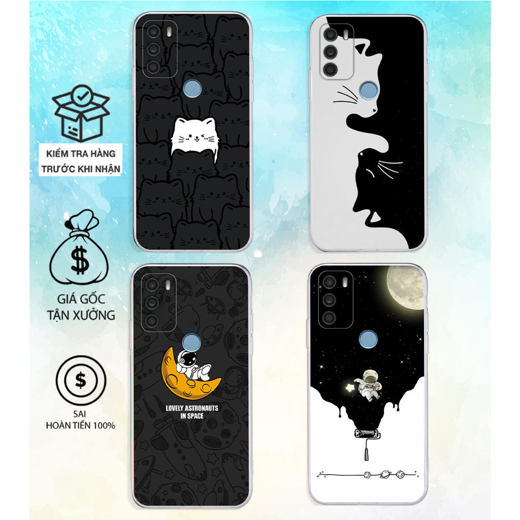 Ốp lưng Vsmart Star 5 dẻo mềm in chú mèo cute bảo vệ camera