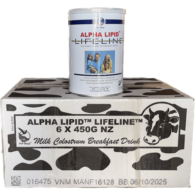1 Thùng 6 Lon Sữa Non Alpha Lipid Lifeline