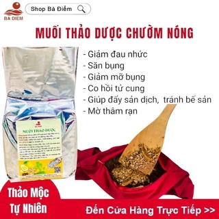 Muối chườm bụng sau sinh | túi chườm bụng thảo dược, giúp giảm eo, gọn dáng - muối chườm lưng - shop bà điểm