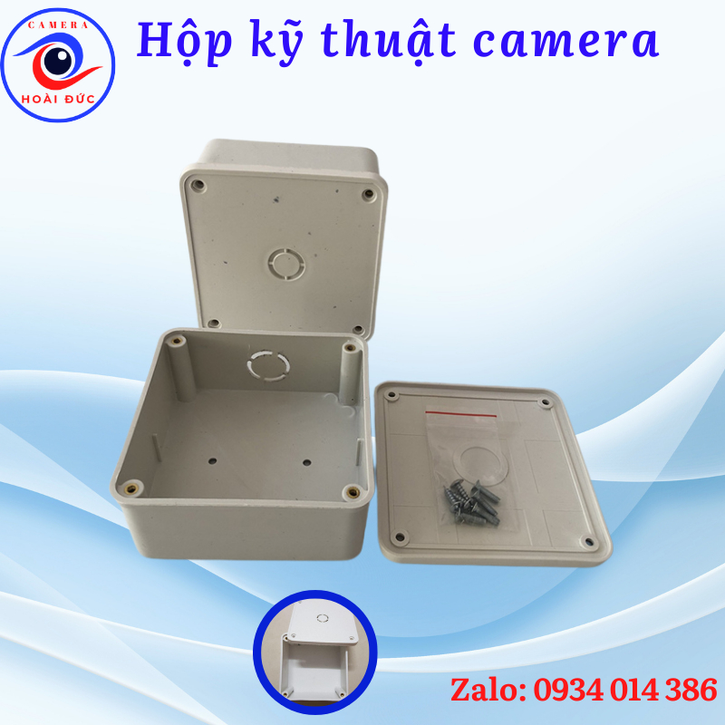 Hộp kỹ thuật cho camera, hộp nhựa bảo vệ nguồn, chống nước, nhựa ABS