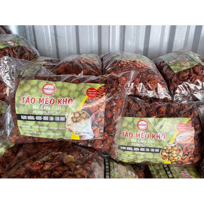 Táo mèo khô ngâm rượu