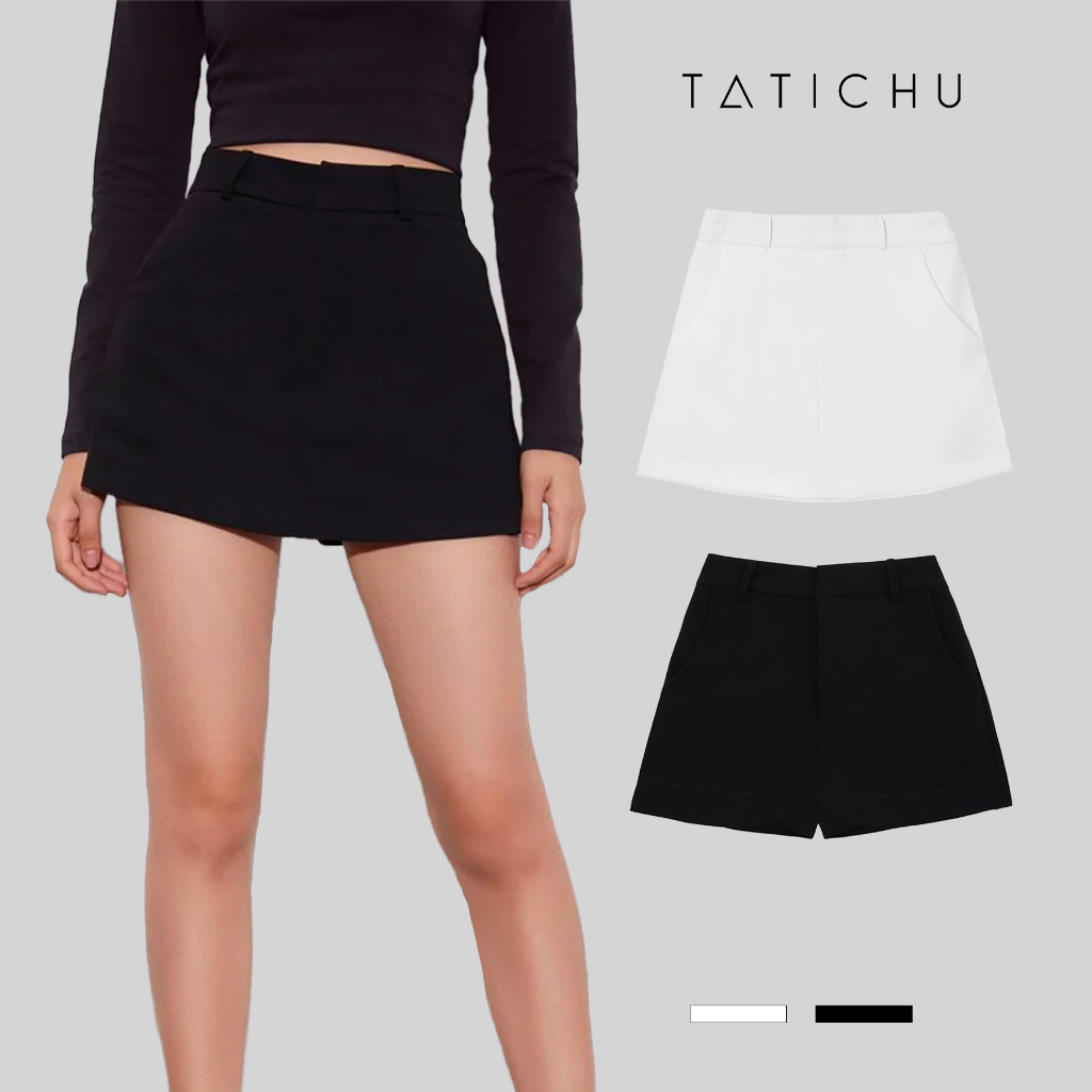TATICHU - Váy quần chữ A trơn - Mini Aline Skort