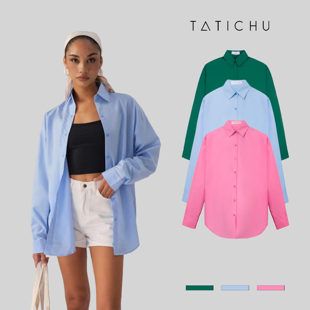 TATICHU - Oversized Inspiration Shirt - Áo sơ mi kate form rộng