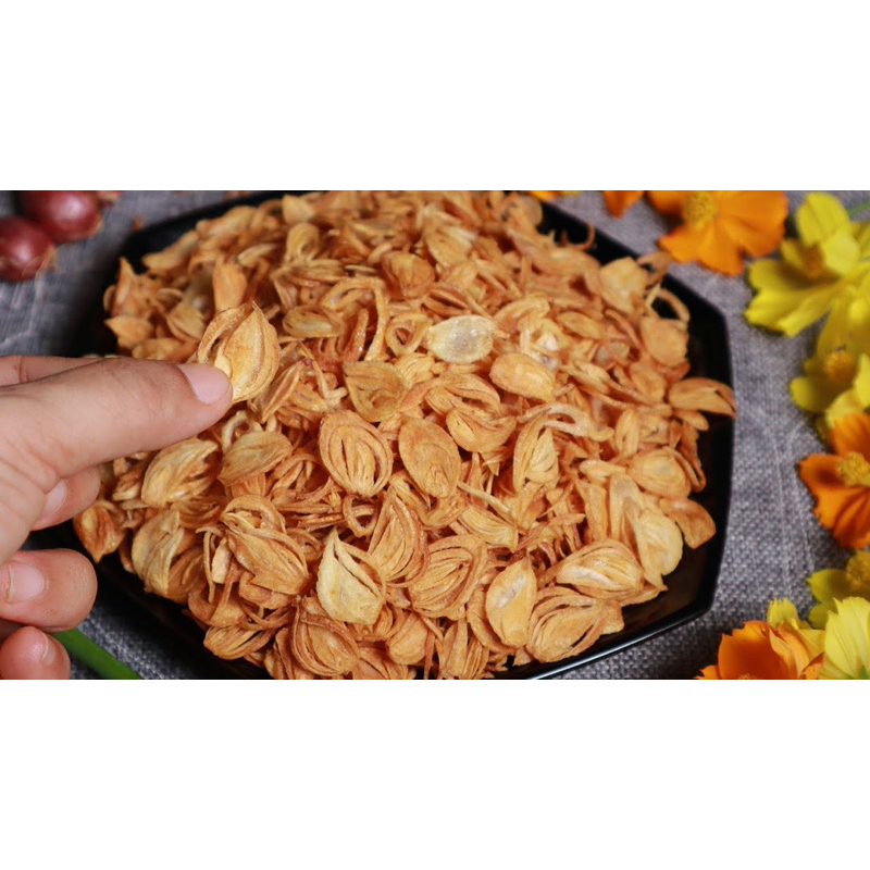 1kg Hành ta chiên, hành phi nguyên chất nhà làm đặc sản Hải Dương