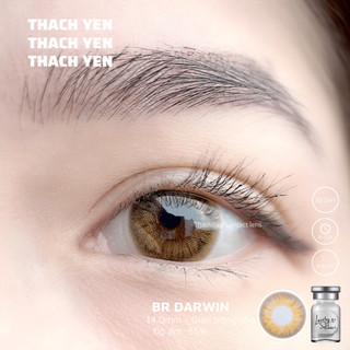 Lens Mắt Darwin Nâu Tây Nhẹ giãn nhỏ - 0-10 độ kính áp tròng