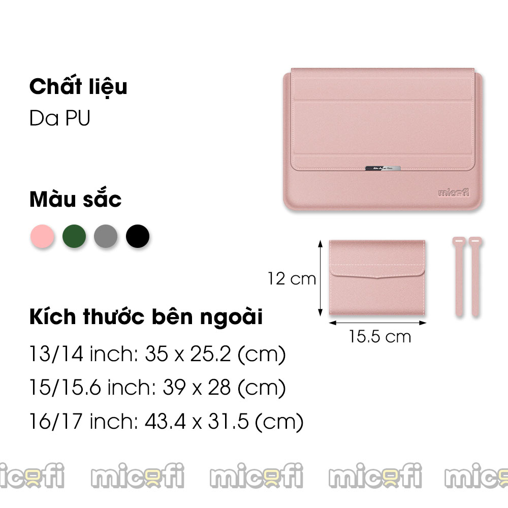 Túi Đựng Laptop Micofi Chống Sốc 15 6 14 Inch, Bao Macbook, Máy Tính 13 16 Dày Dặn Cho Surface, Dell, Asus, Acer