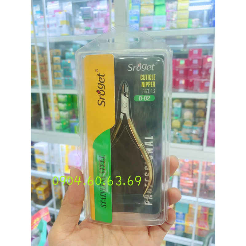 Kềm Cắt Da Cao Cấp SROGET Thái Lan D-02