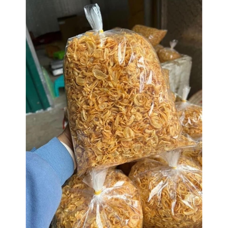 1kg Hành ta chiên, hành phi nguyên chất nhà làm đặc sản Hải Dương