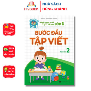 Sách - bước đầu tập viết quyển 2 - hành trang giúp bé tự tin vào lớp 1 - luyện nét chữ - 1 quyển - vlv 06