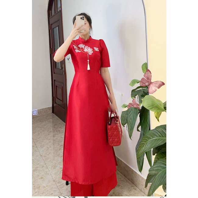 Áo Dài Thiết Kế Cách Tân LAM CHI lịch sự sang trọng trẻ trung