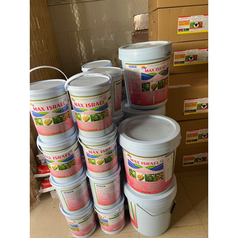 MAX ISRAEL xô 20 kg siêu dinh dưỡng phì trái , lớn trái , vị ngọt , nặng kí , tăng phẩm chất trái