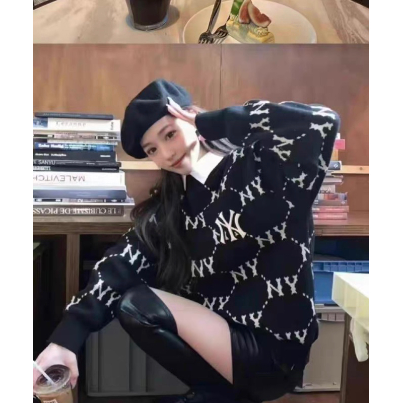 Áo len dệt thêu logo