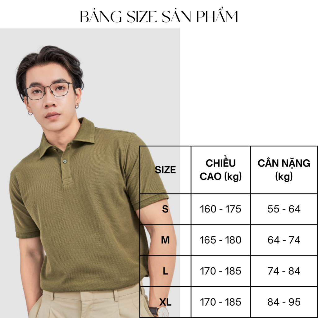 Áo thun polo nam trơn tay ngắn HUDOMAN form regular chất vải Cotton cá sấu thoáng mát bền màu AOPOLO-002