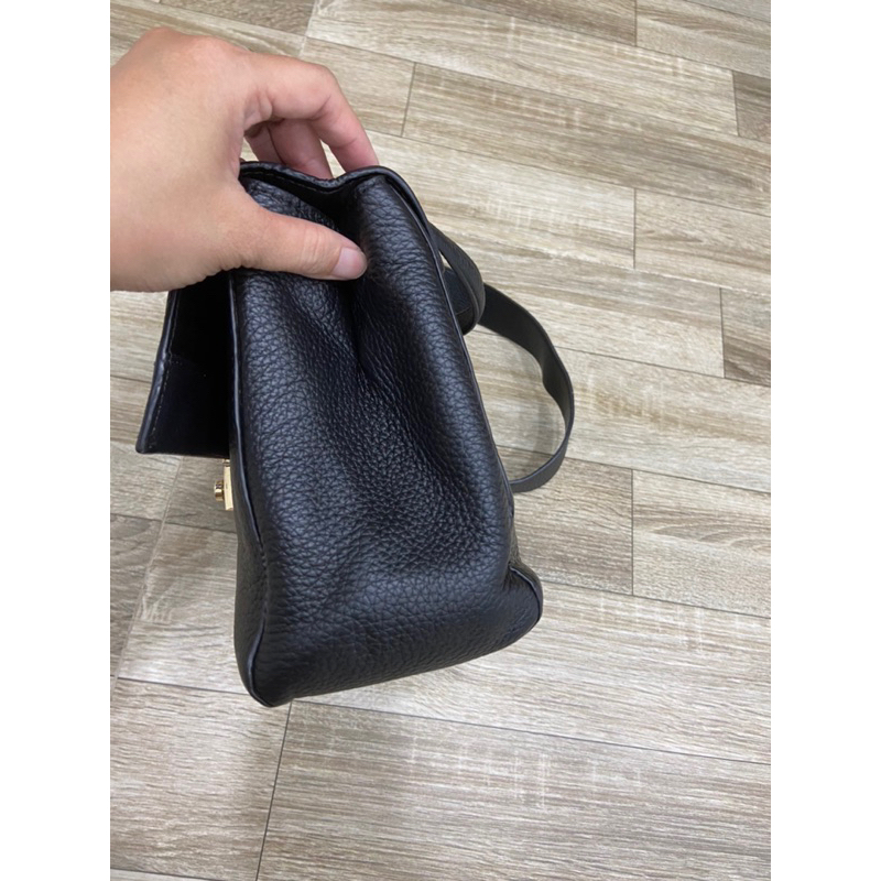 Túi si da thật dáng Furla