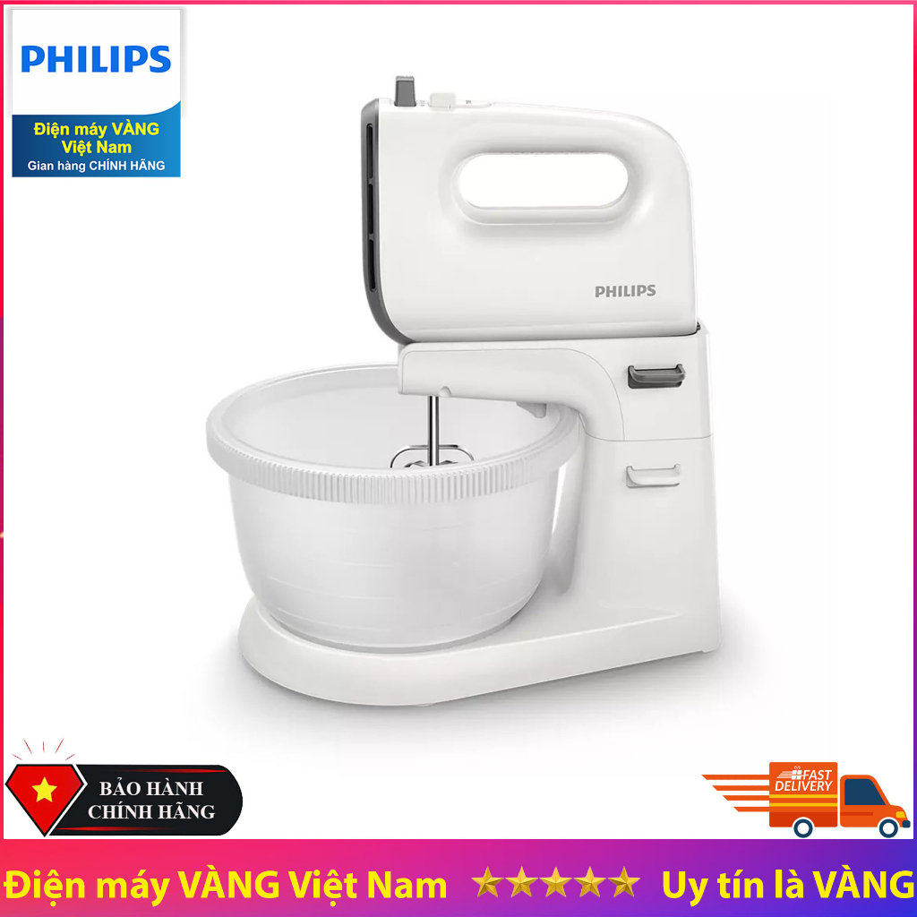 Máy Đánh Trứng Philips HR3745 thế hệ mới |450W| nhanh hơn tới 25% - Hàng Chính Hãng