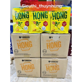 1 Thùng Kẹo Họng ORION 20 gói x 87.5g [ Vị Quất Mật Ong- Vị Gừng Mật Ong ]
