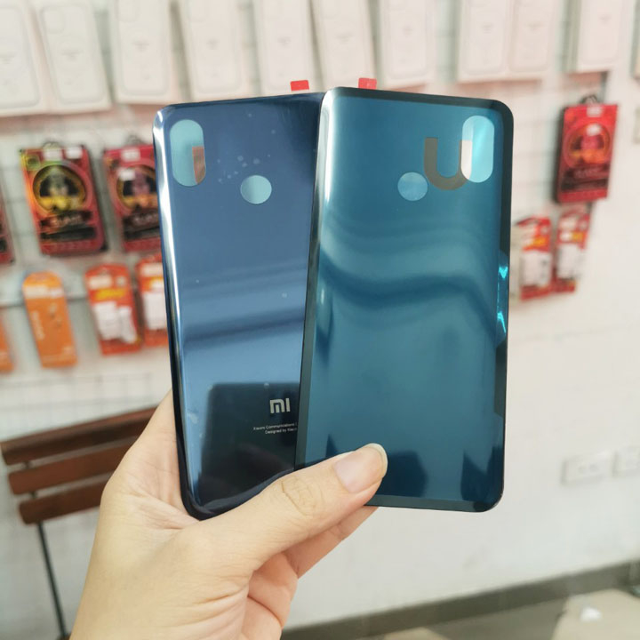 Nắp lưng xiaomi mi 8 xanh dương, thay mặt lưng điện thoại xiaomi mi8