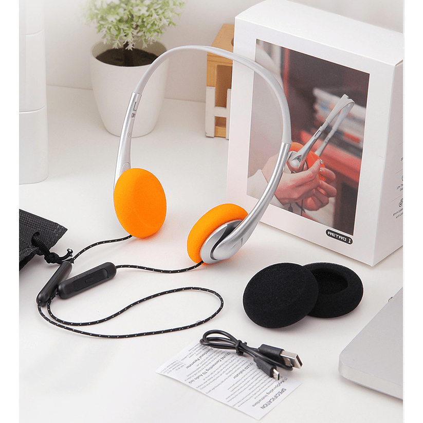 Tai nghe RETRO 1 không dây kết nối Bluetooth V5.3 siêu hot-HT