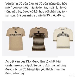 [Super LikeAu] Áo Di.or Kẻ Sọc Mẫu Mới