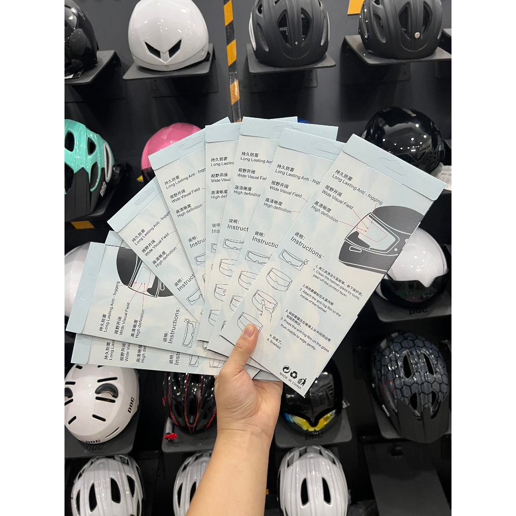 Pinlock chống đọng sương gắn nón Fullface