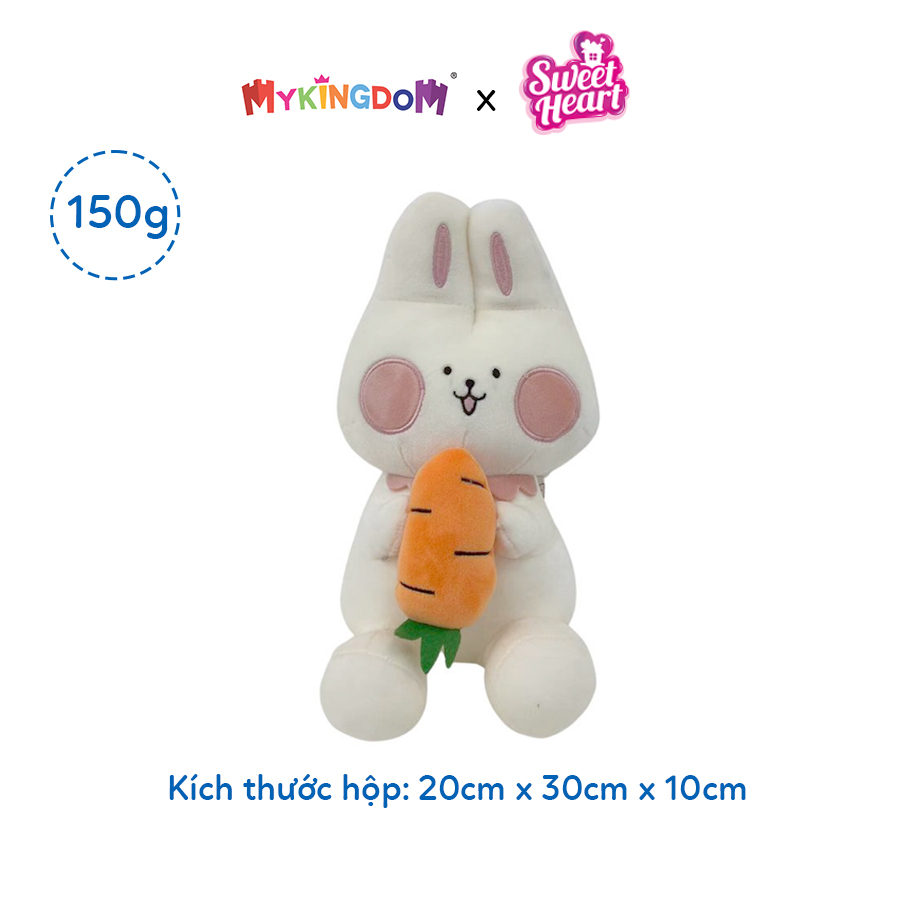 Đồ Chơi Thú Nhồi Bông - Thỏ Ăn Cà Rốt 30 cm SWEET HEART PLUSH AH21010/30