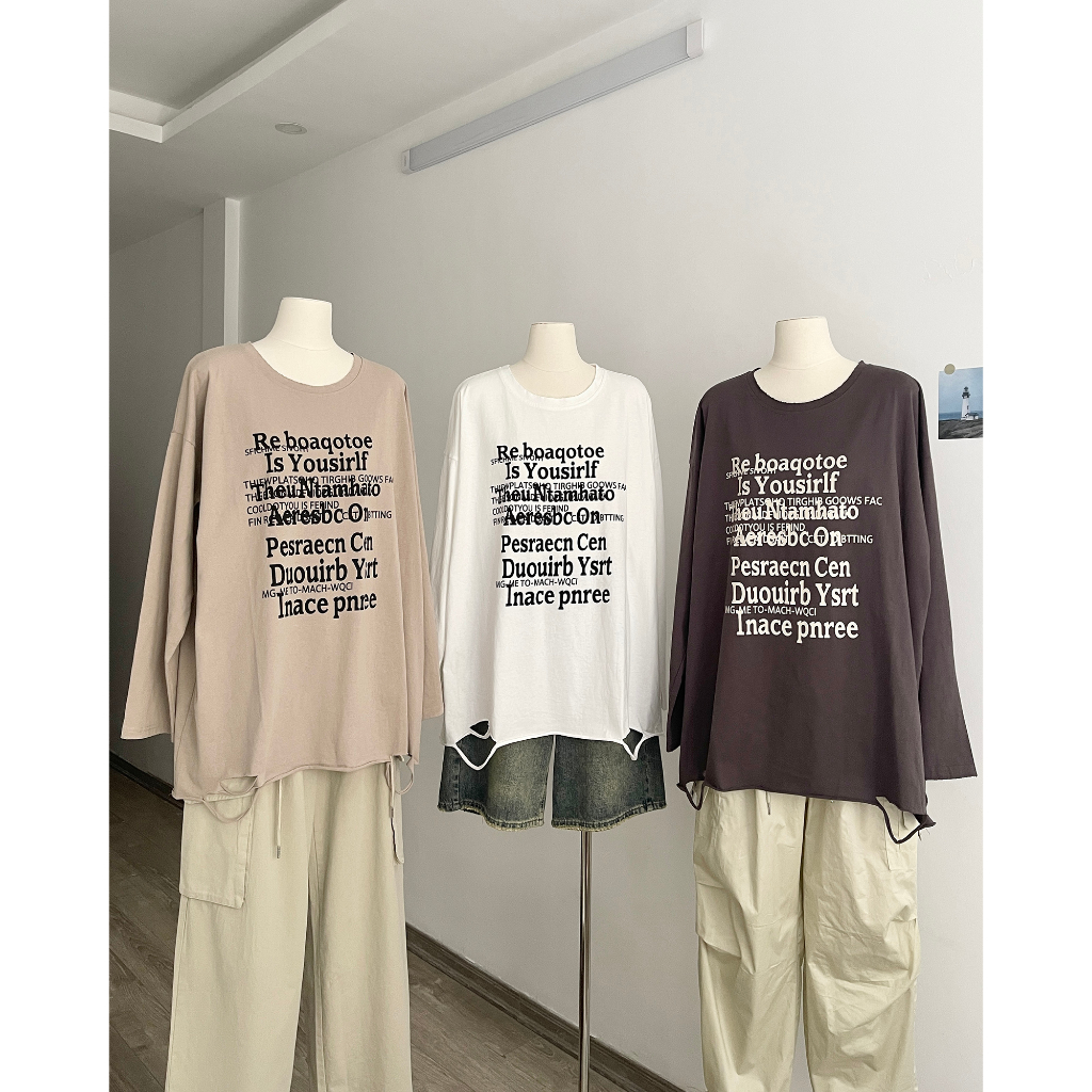 Áo thun dài tay MC21.STUDIOS unisex oversize Ulzzang Streetwear Hàn Quốc chất xịn tee form rộng t-shirt pull A3721