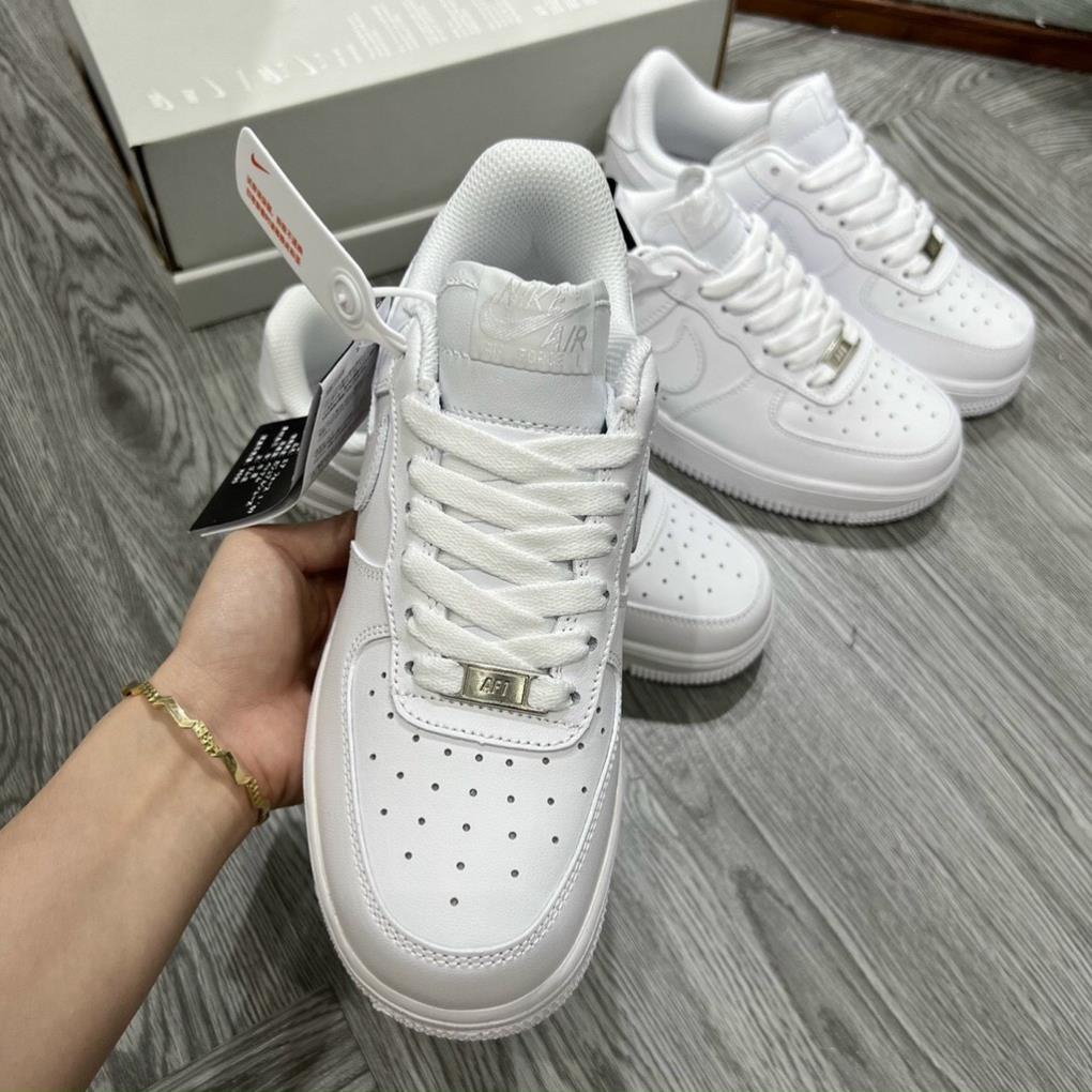 Giày _Nike Trắng Air Force 1 Nam Nữ, Giày AF1 Cổ Thấp Cao Cấp Full Size Kèm Quà Tặng | BigBuy360 - bigbuy360.vn