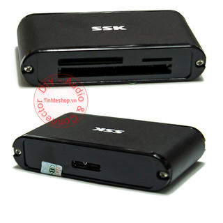 Đầu đọc thẻ nhớ USB 3.0 SD Micro SD TF CF SSK SCRM-630 -High-speed USB 3.0 multi-function memory card data reader