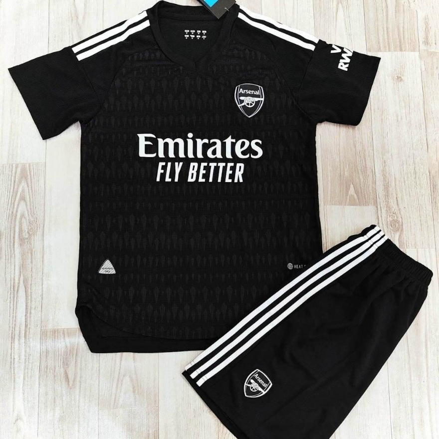 Bộ Quần Áo Đá Bóng, Áo Đá Bánh Clb Arsenal 23/24 Chất Vải Mè Caro Thoáng Mát Thấm Hút Mồ Hôi