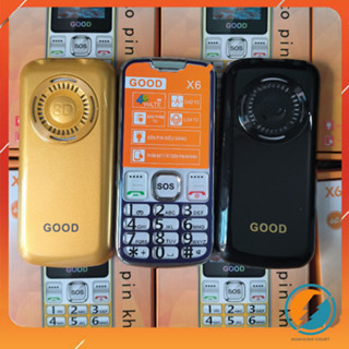 Điện Thoại Người Già Good X6 Plus 4G Mới , Đọc Số, Loa Khủng, Bàn Phím To, Pin Trâu - Bảo hành 12 tháng