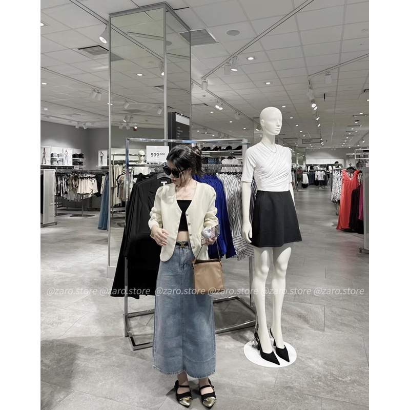 Áo khoác tweed dài tay