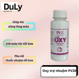 Oxy trợ nhuộm 100ml dành cho thuốc nhuộm tóc và bột tẩy tóc