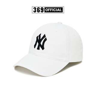 Nón kết lưỡi trai MLB Basic NewYork Black&White Mũ kết thời trang vải kaki Hàn Quốc Form mềm store khóa chuẩn hãng