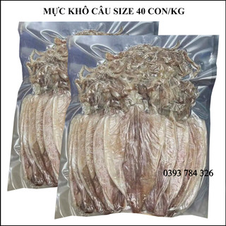 Mực khô câu loại ngon thịt dày size 40 con/kg