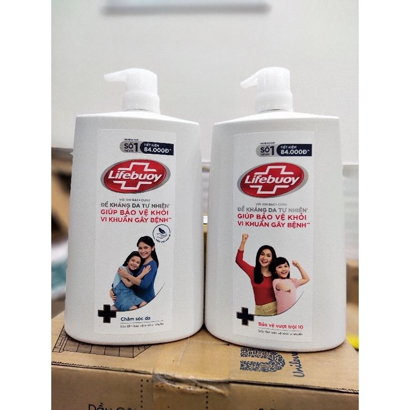 Sữa tắm Lifebouy đại chai 1,1kg mẫu mới