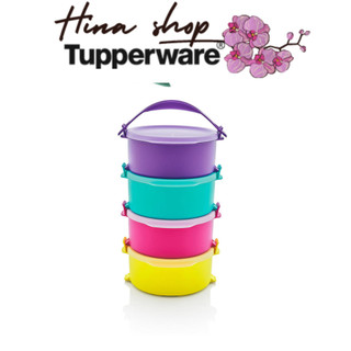 Bộ hộp cơm Small Round Click To Go Màu mới 2023 550ml quay lò vi sóng có quai xách tiện lợi chính hãng