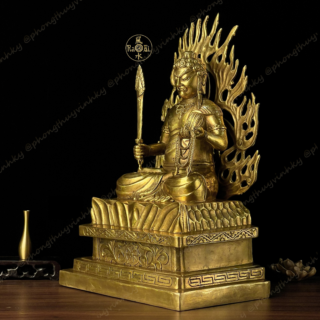 Bất Động Minh Vương 33cm - Tượng Đồng Phong Thủy