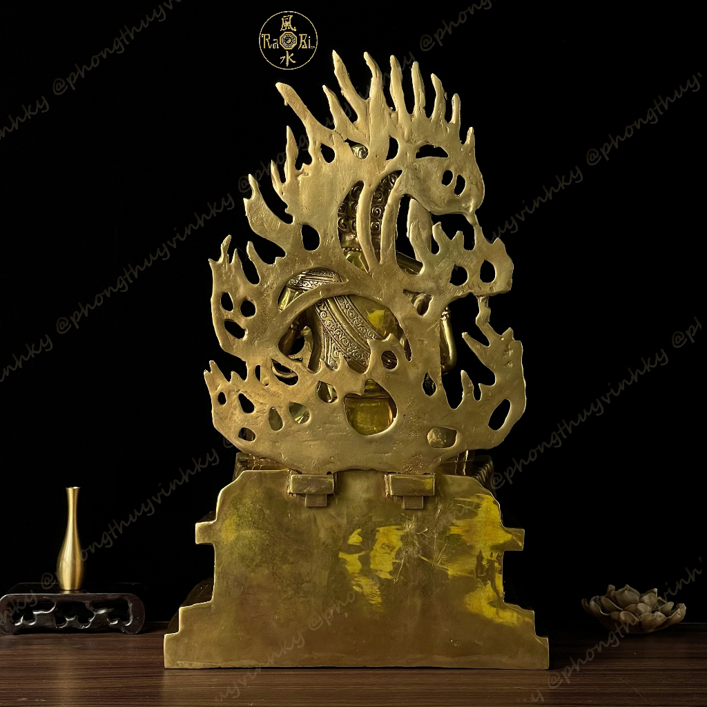 Bất Động Minh Vương 33cm - Tượng Đồng Phong Thủy
