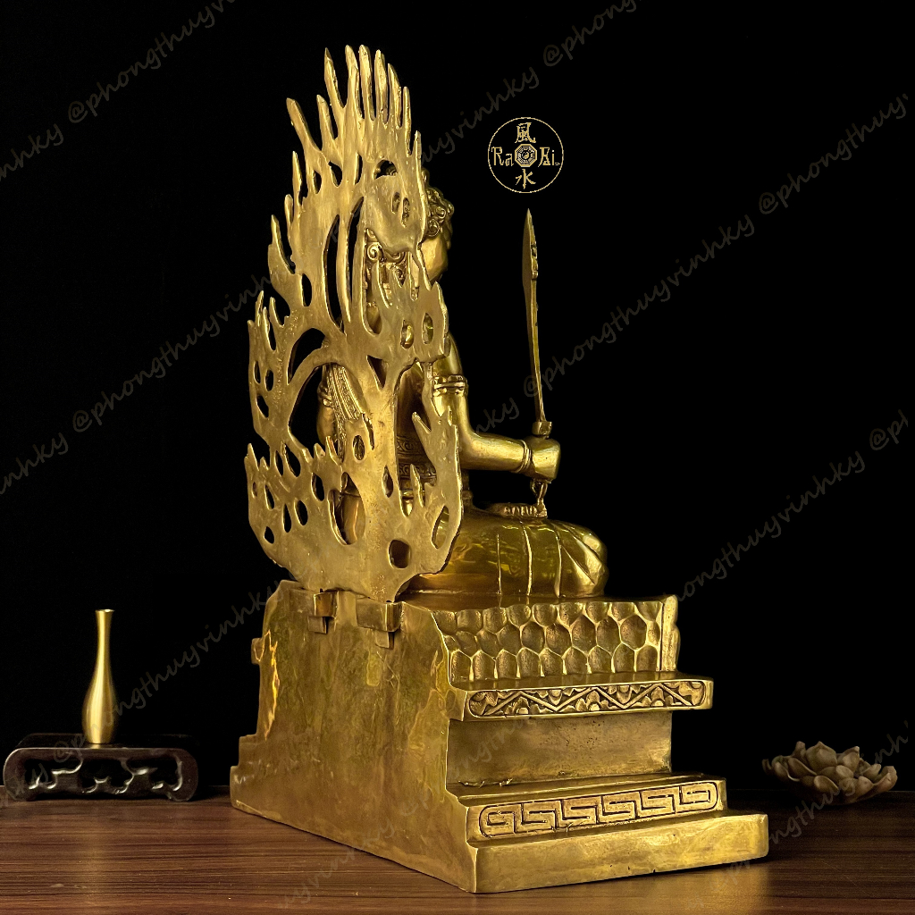 Bất Động Minh Vương 33cm - Tượng Đồng Phong Thủy