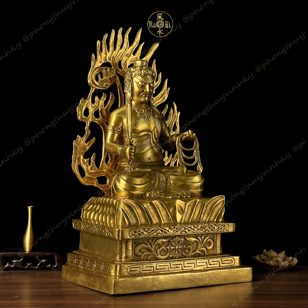Bất Động Minh Vương 33cm - Tượng Đồng Phong Thủy