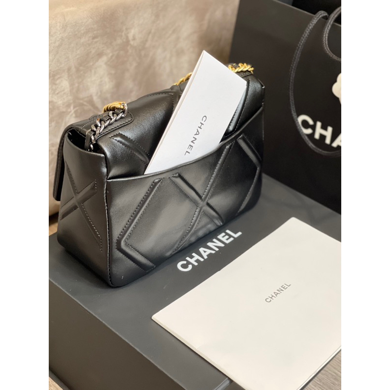 Túi đeo Cờ mười chín phơ láp trám to may nổi Size 25 cm full box vip nam châm nguyên seal w166-25