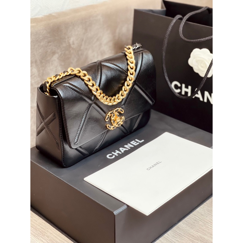 Túi đeo Cờ mười chín phơ láp trám to may nổi Size 25 cm full box vip nam châm nguyên seal w166-25