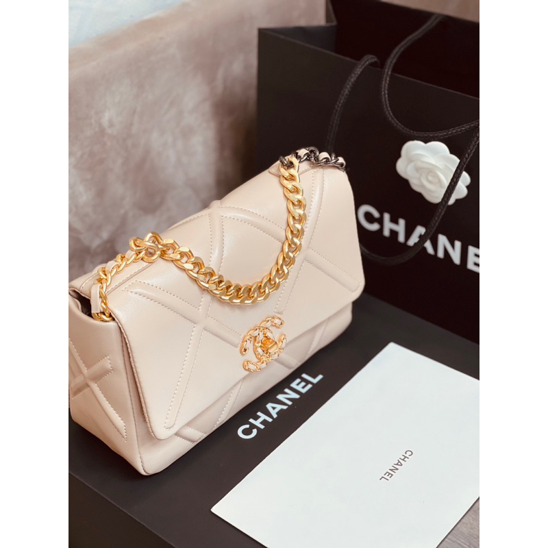 Túi đeo Cờ mười chín phơ láp trám to may nổi Size 25 cm full box vip nam châm nguyên seal w166-25