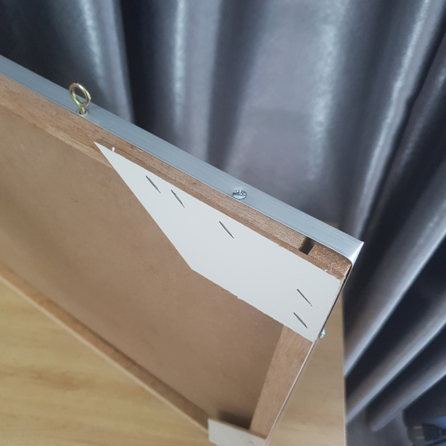 Bảng Trắng Mica Viết Bút Lông 60x80cm Bảng Trắng Treo Tường - Bảng Trắng Viết Bút Lông Viền Nhôm