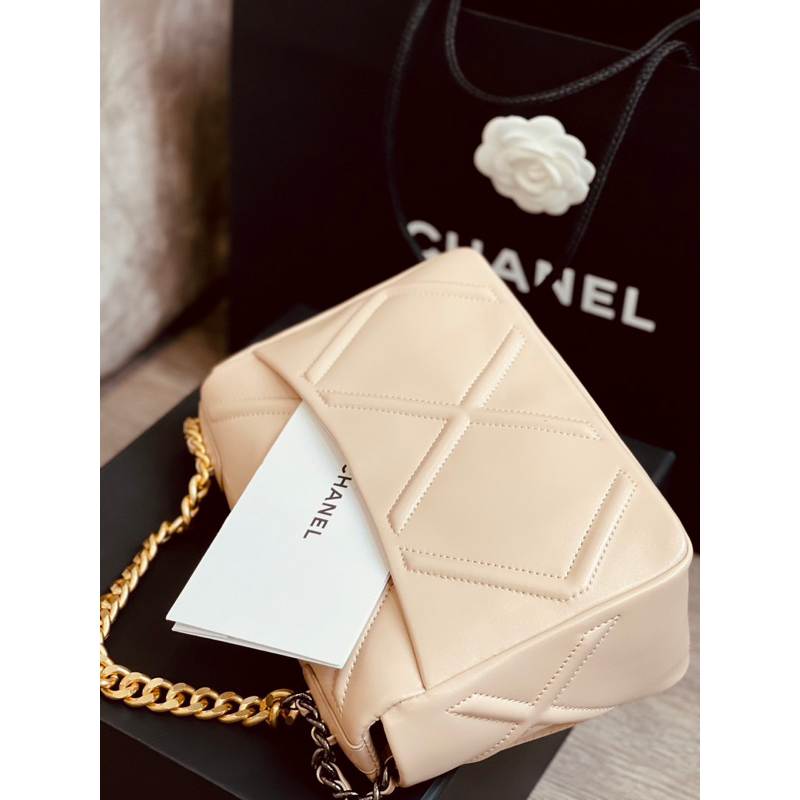 Túi đeo Cờ mười chín phơ láp trám to may nổi Size 25 cm full box vip nam châm nguyên seal w166-25