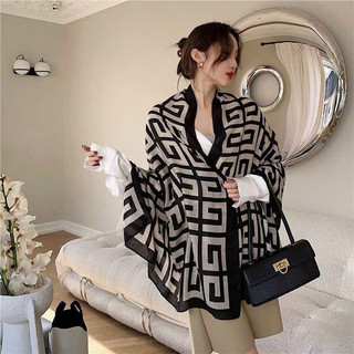 Khăn choàng lụa cao cấp , khăn quàng cổ choàng vai ban to 180*90 họa tiết thanh lịch trẻ trung k3