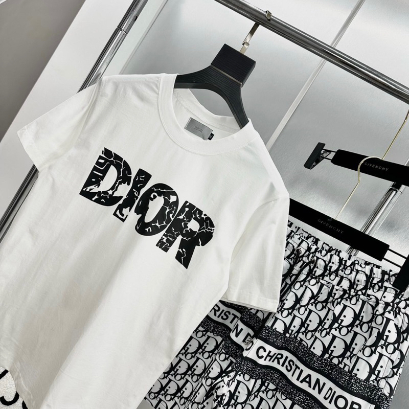 Bộ Thể Thao Nam Hè Cộc Tay Full Box- Đồ Bộ Nam Họa Tiết Dio, Guci, Balen Siêu Rẻ Chất Cotton Co Giãn Thoáng Mát